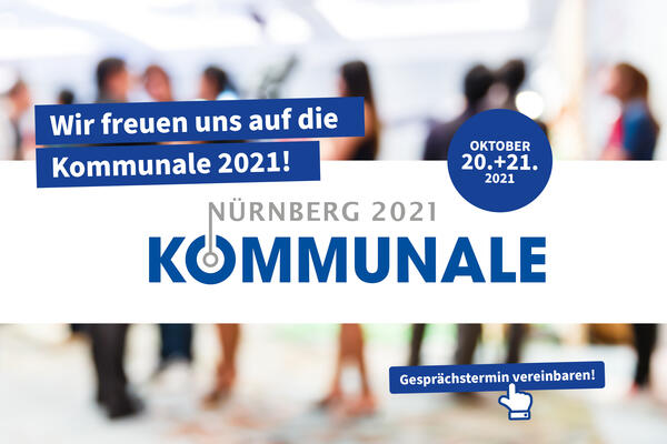 Wir freuen un sauf die Kommunale in Nrnberg 2021!