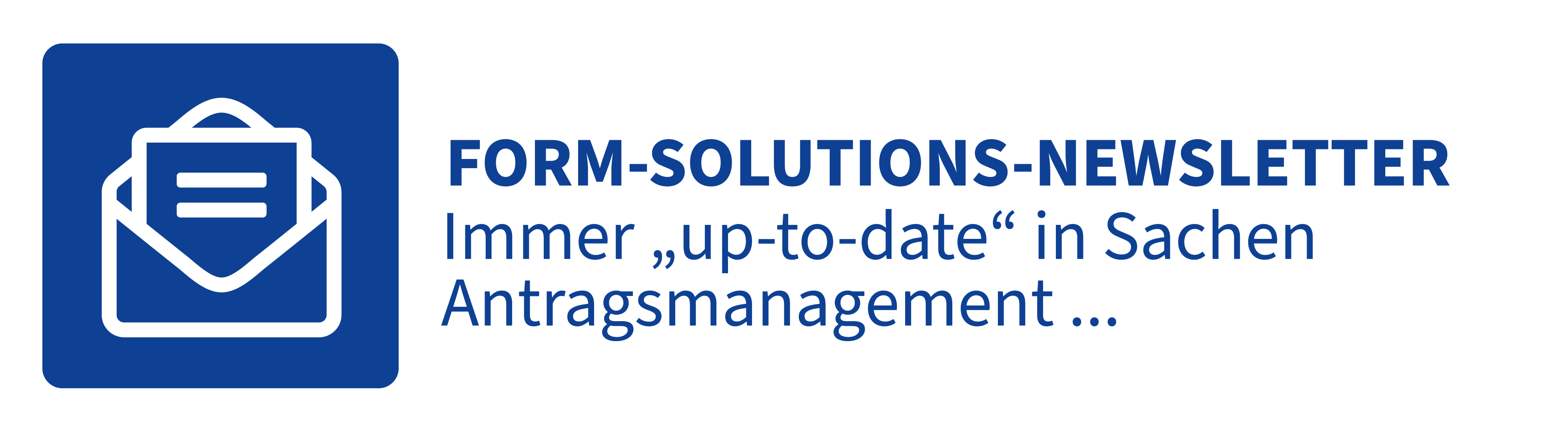 Form-Solutions Newsletter