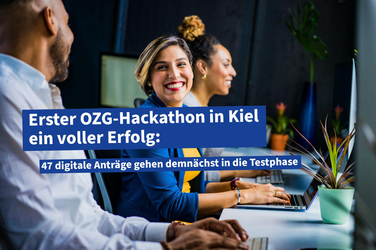 Erster OZG-Hackathon in Kiel ein voller Erfolg
